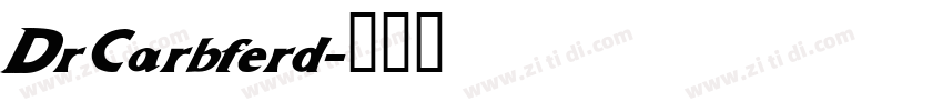 Dr Carbferd字体转换